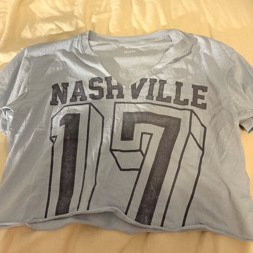 Hollister Light Blue Nashville Tee